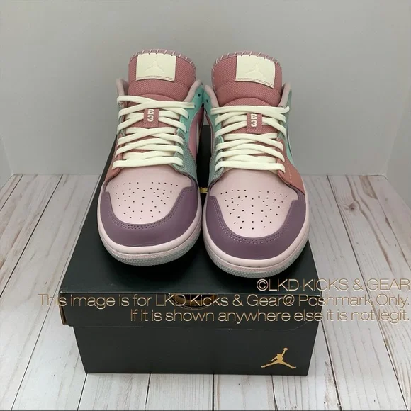AIR JORDAN 1 LOW SE MENS EASTER PASTEL - Picture 2 of 7